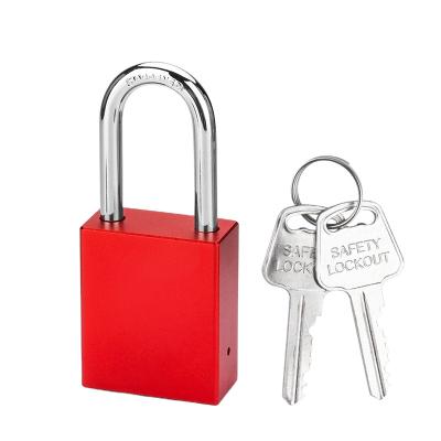 China Industry Aluminum Master Key Lockout Padlock with Automatic Automatic Hardened Steel Shackle for Industrial Lockout Tagout for sale