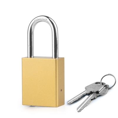 China Industry Corrosion Resistance Security Aluminum Padlock with Automatic Automatic Hardened Steel Shackle for Industrial Lockout Tagout for sale