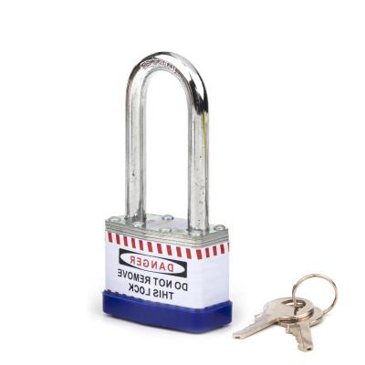 China Laminated Padlock Laminated Lock-like Padlock with custom coding and master key laser label for industrial lockout corrosive environments for sale