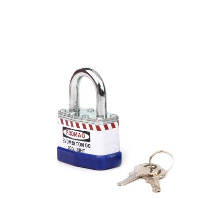 China Key feature Laminated Security Steel Lock-like Padlock for outdoor industrial lockout against heavy duty moisture, dirt and grime for sale