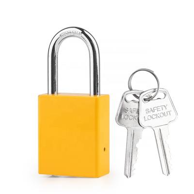 China Industry Padlock Shackle Corrosion Resistance Safety Aluminum With 1 PC Automatic Hardened Steel Zinc Alloy Cylinder 20mm BD-A22 for sale