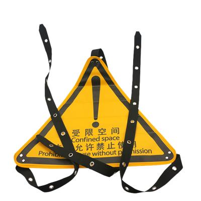 China Wear Resistance Polyester Fabric Light Duty Adjustable Barrier Limit Access To A Confined Space Manhole Limited Space, No Access for sale