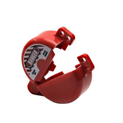 China Impact resistant gas cylinder tank lockout, surrounds valve handle to protect against accidental valve operation for sale