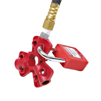 China Spring Shock Resistant Red Pneumatic Lockout Quick Release Air Lockout Isolates Pneumatic Energy for sale