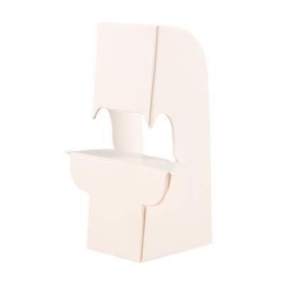 China Customization Desktop Bracket Waterproof Wholesale White Paper Cardboard White Back Brace Stents For Supermarket Promotion for sale