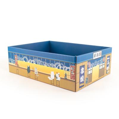 China Creative Large Volume Cat Nest Corrugated Cat Scratching Board Shape Paper Box Viable Wholesale Customization For Cats for sale