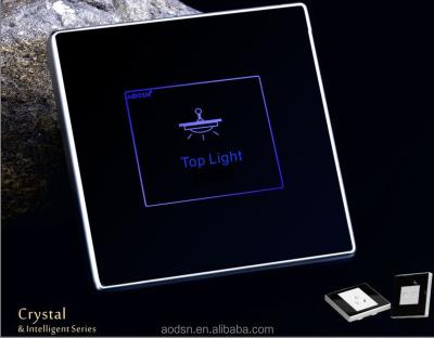 China touch screen lamp switch, touch screen lamp switches with 86*86 metal panel for sale