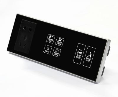 China Easy Installation AODSN Hotel 3 In 1 Touch Screen Lamp Switch With Plug for sale