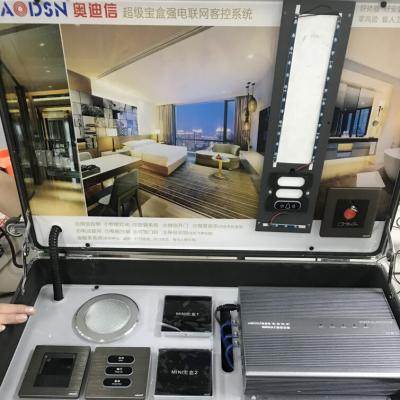 China Easy Clean Smart Management Intelligent Control System Guest Room Hotel Energy Saving Strong Current Hotel for sale