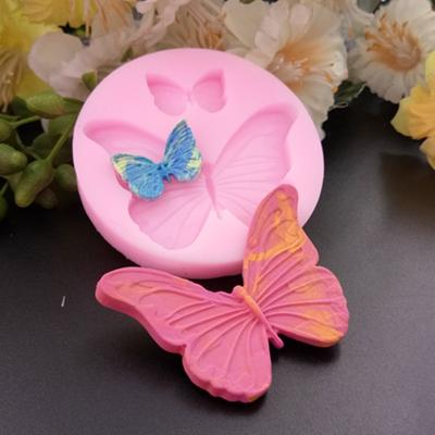 China M534 Fondant Silicone Mold Butterfly DIY Sustainable Chocolate Cake Decorating Mold Baking Tool for sale