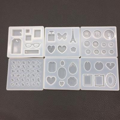 China New Sustainable B0147 Ocean Style Resin MoldsIsland Silicone Molds Jewelry Epoxy Resin Molds for sale