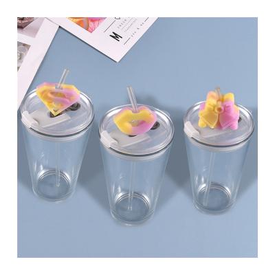 China L759 DIY Jewelry Resin Craft Silicone Mold Flower Straw Topper Mold For Straw Viable Resin Molds for sale