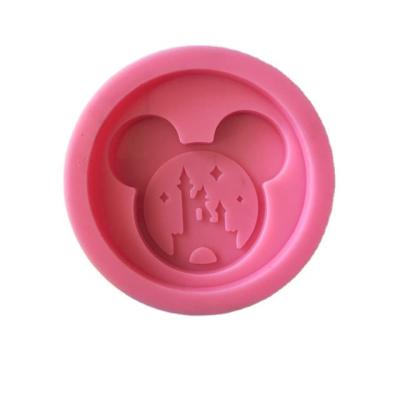 China L121DIY Viable Selling Cute 3D Phone Grip Badge Teddy Bear Silicone Coil Molds for sale