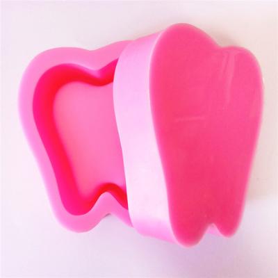 China New Silicone M166 Fairy Teeth Jewelry Box Viable Neat Trinket Box Trinket Box Mold For Resin Craft DIY for sale