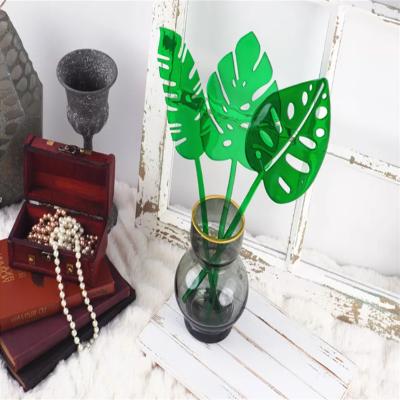 China 018 Sustainable Hot Sale Summer Palm Plants Leaves Turtle Leaf Large Tropical Palm Tree Leaves Resin Silicone Molds for sale