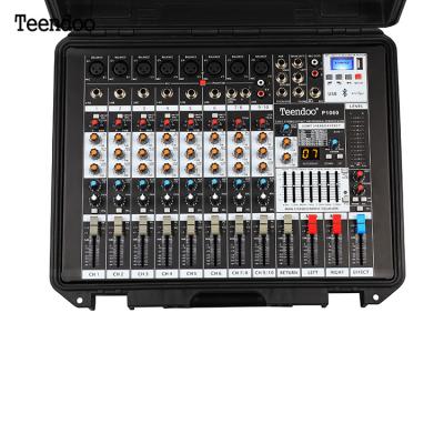 China Concrete 8 Channel 16 DSP Sound Processor Electric Portable Mixer for sale