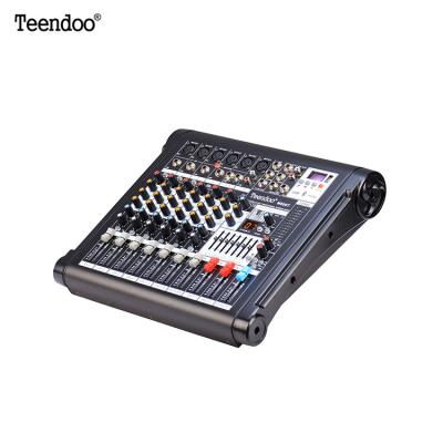 China 16 DSP (or 99 DSP) New Design Mini Digital 6 Channel Mini Patom Power Audio Mixer for sale