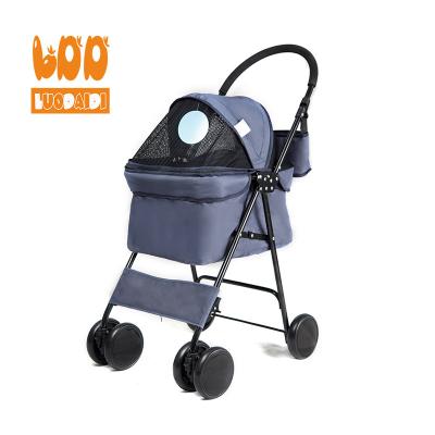 China Sustainable small dog stroller cat stroller pet stroller for sale