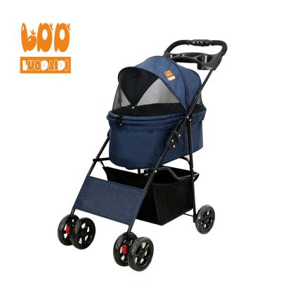 China Sustainable Dog Cat Stroller For Sale Dog Stroller Without Zipper for sale