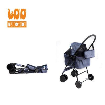 China Viable Wholesale Pet Accessories Fashionable Pet Stroller 3 in 1 Pet Stroller for sale