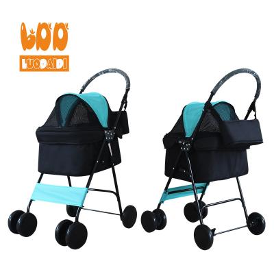 China viable dog cat stroller for sale foldable dog cart cat dog stroller made in china for sale