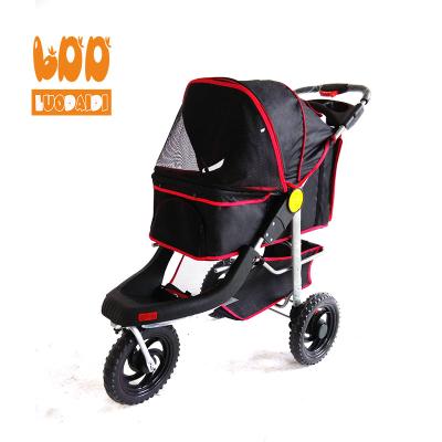 China Viable Cheap Dog Stroller Dog Strollers For Medium Dogs Stainless Steel Trolley for sale