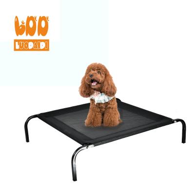 China Sustainable Metal Dog Bed New Pet Bed Cheap Simple Practical Price ManufacturerRaised Outdoor Steel Frame Raised Large Modern Pet Bed for sale