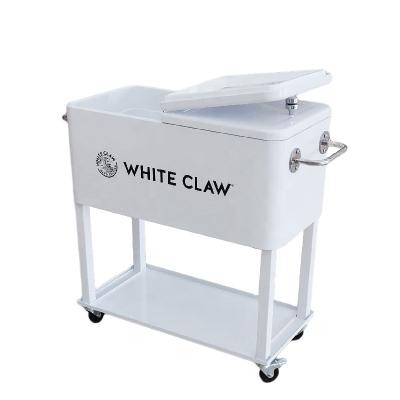 China 80QT Patio Party Sustainable Cooler Wine Cart Cooler Hot Sale On Amazon for sale