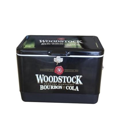 China Sustainable Vintage Outdoor Stainless Steel Beer Ice Cooler Can For Party for sale