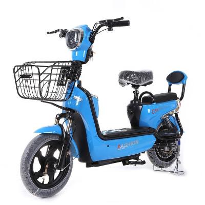 China Good price wosu TH007 electric bike 350w 48v 12ah battery steel bicycle with turn lights for sale