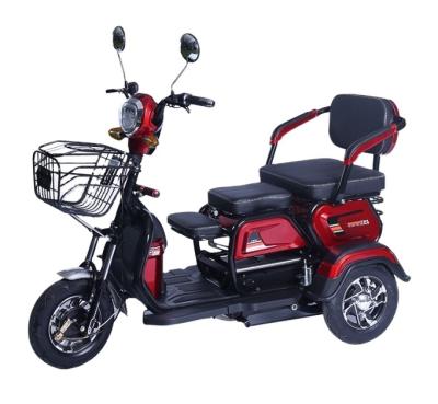 China Hot Selling Cheap Passenger 48V/500W Motor Three Wheel Electric Tricycle for sale