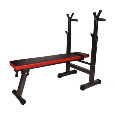 China Modern Gym Home Use Equipment Folding Barbell Set Adjustable Weightlifting Bench for sale