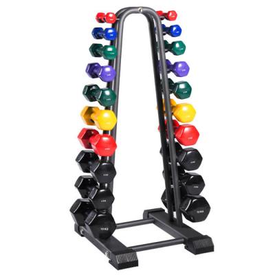 China Modern Commercial Exercise Dumbbell Rack Set Gym Equipment Metal Rack for sale