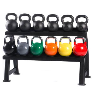 China Best Rack Modern Factory Supply 2-Tiers Kettlebell Stable Price for sale