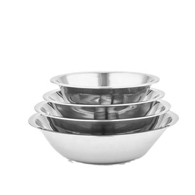 China Sustainable Cheap Price Stainless Steel Salad Bowl Nested Mixing Bowl for sale