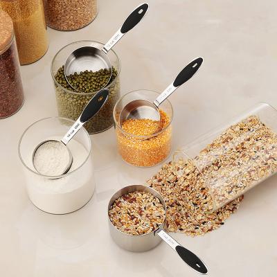 China Viable Hot Selling Kitchen Utensils Colorful Stainless Steel Measuring Cups Measuring Cups for sale