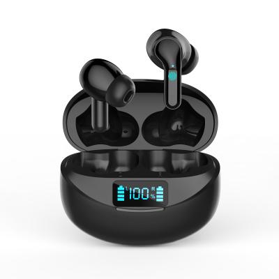 China High Sound Quality OEM True Wireless 5.0 Tws Waterproof Earphone True Wireless Earbuds With Led Display for sale