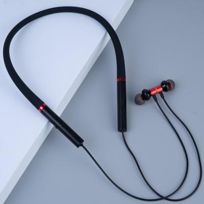 China Neckband H9B MIC sports magnetic cable noise canceling blutooth earbuds silicon flexible neckband wireless earphone for sale