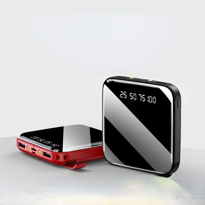 China Hot Indoor Outdoor Digital Display Mobile Mini Power Bank 20000 MAH Large Capacity Full Mirror Portable Power Supply for sale