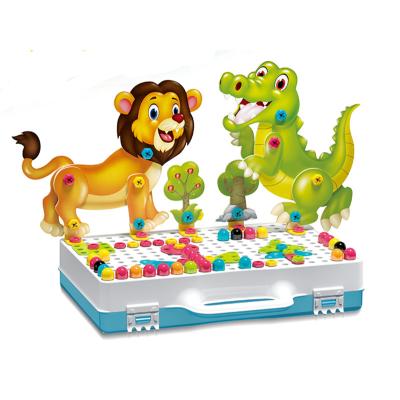 China Building Toy 257 PCS Building Blocks DIY Puzzle Educational Toys With Animal Maps for sale