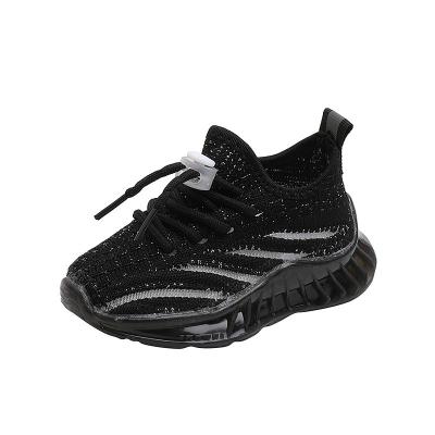 China Factory Price Breathable Cheap Girls Fashion Mesh Sneaker Children Boys Shoes Bright Kids Casual Sneakers for sale