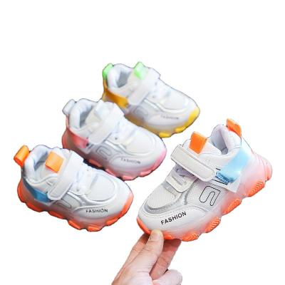 China Breathable Children Light Up Flash Baby Kids Led Shoes Boys Girls School Shoes Glowing Walking Shoes Sneakers for sale