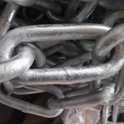 China Galvanized Mooring Chain 13mm HDG Chain Anchor Chain for sale