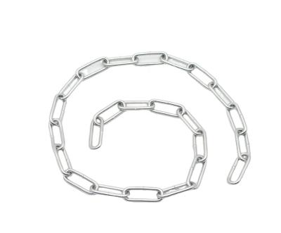 China Galvanized Chain ZP Chain General Purpose DIN 5685C DIN 763 Long Link for sale