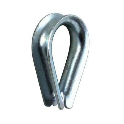 China Carbon Steel Hot Dip Galvanized DIN6899A Commercial Light Duty Carbon Steel DIN 6899 A Type Standard Wire Rope Dice For Wire Rope Rigging for sale