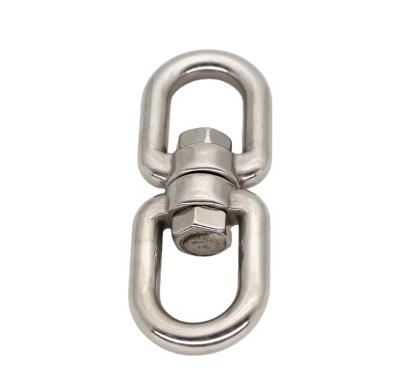 China Stainless Steel AISI316 AISI304 SS304 SS316 A2 A4 Stainless Steel Polished Eye And Eye Chain Swivels for sale