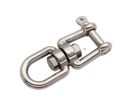 China Stainless Steel AISI316 AISI304 A2 A4 Polished Eye And Jaw Chain Swivels for sale