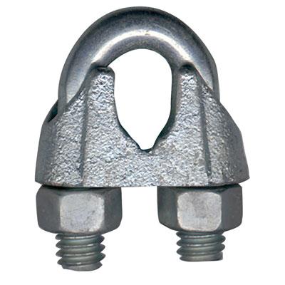 China China Manufacturer Galvanized Galvanized Steel USA Standard Type Malleable Casting Wire Rope Clips For Wire Rope Fittings for sale