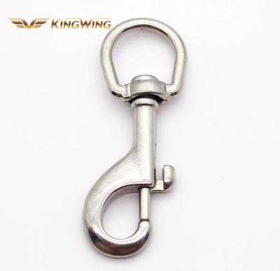 China Used in Stainless Steel SS304 SS316 AISI 304 AISI316 A2 A4 Ring Dog Leach Rope Swivel Oval Snap Hook of handbag.luggage.belt.key etc. for dog accessories for sale