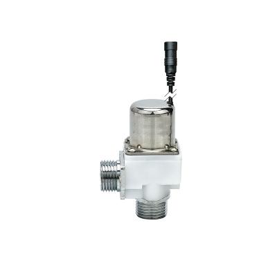 China Commercial Toilet Automatic Concealed Sanitary Brass Sensor Ware Urinal Flush Valve DC Solenoid Valve for sale